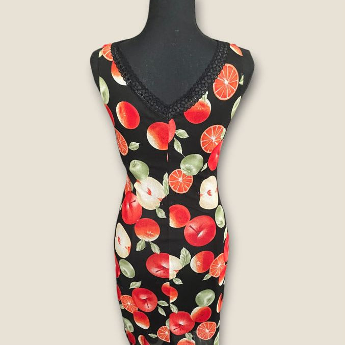 Fruit print dress (small)